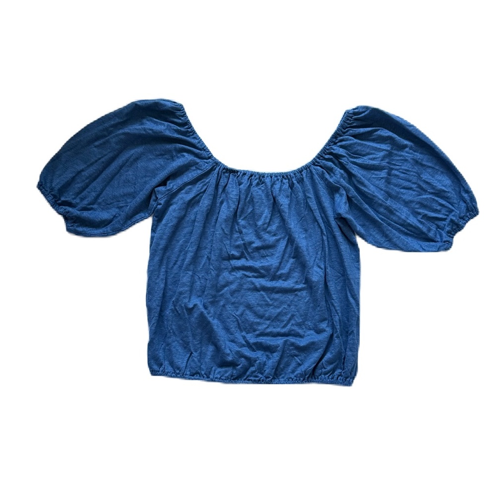 Naked Cashmere Women’s Linen Top Size M Blue New